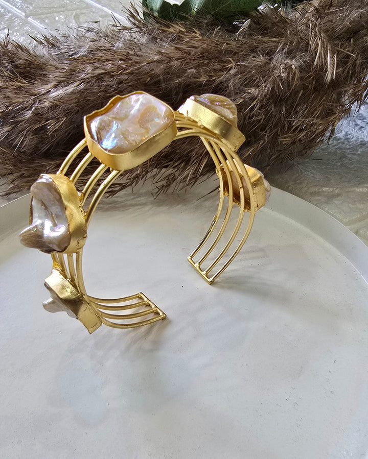 Mother of pearl handcuff