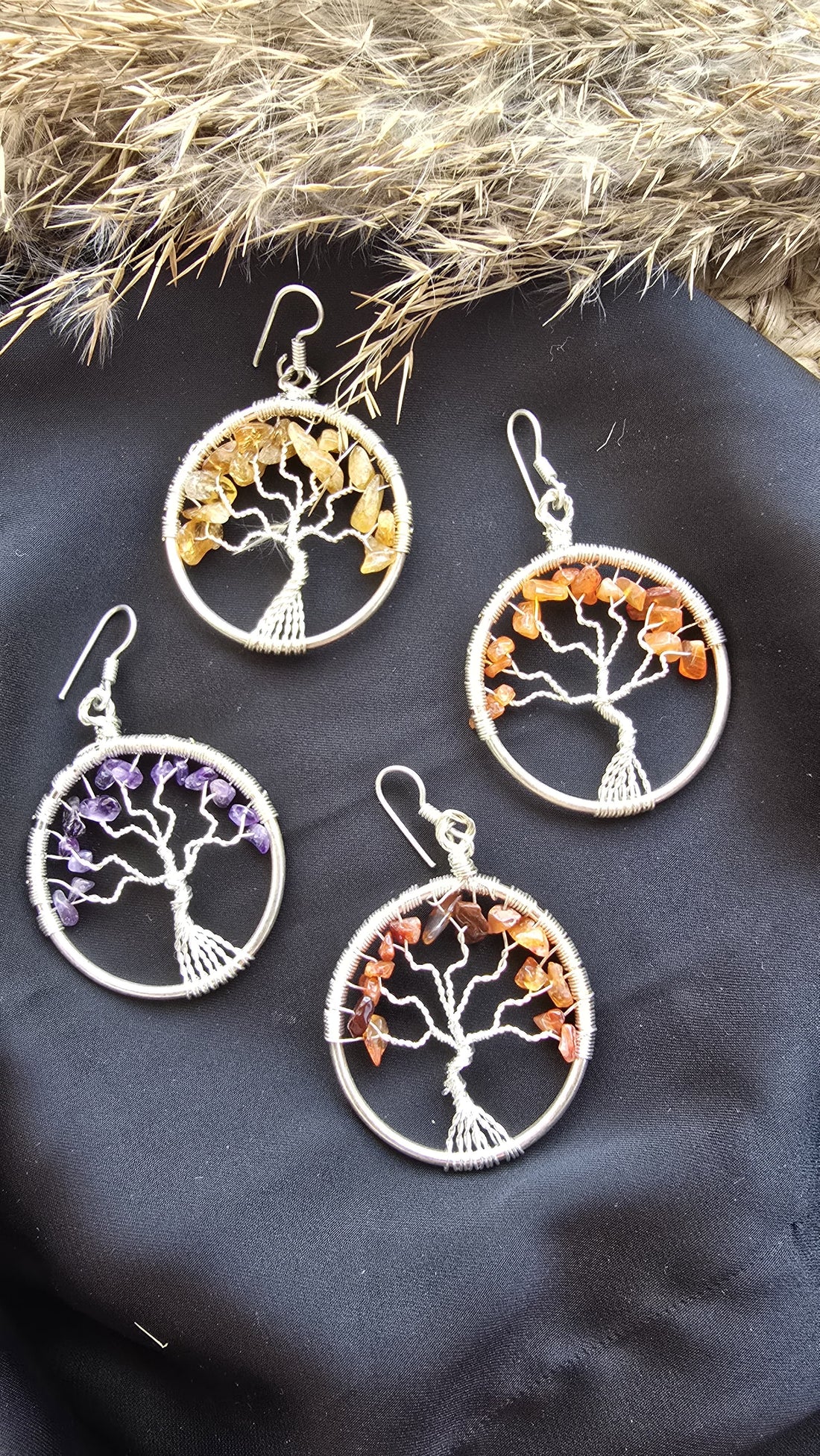 Tree of life -A druzy statement piece .