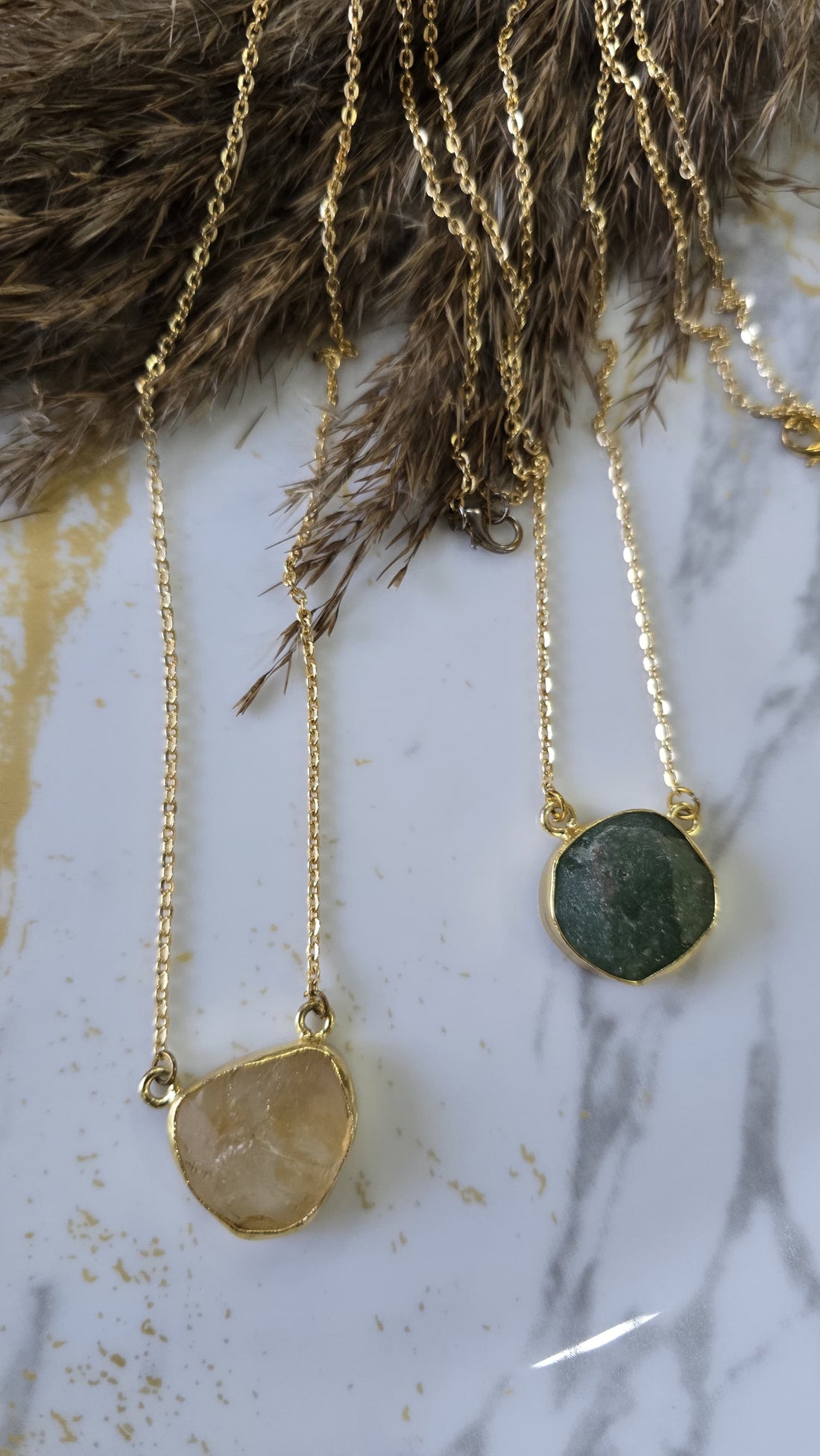 Rough stone pendant