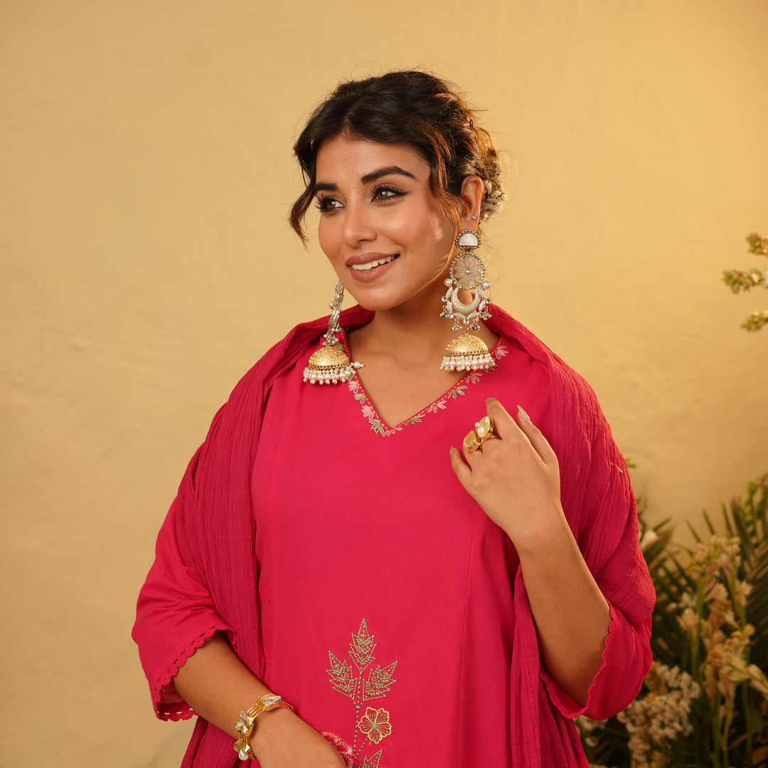 Big dual tone jhumka