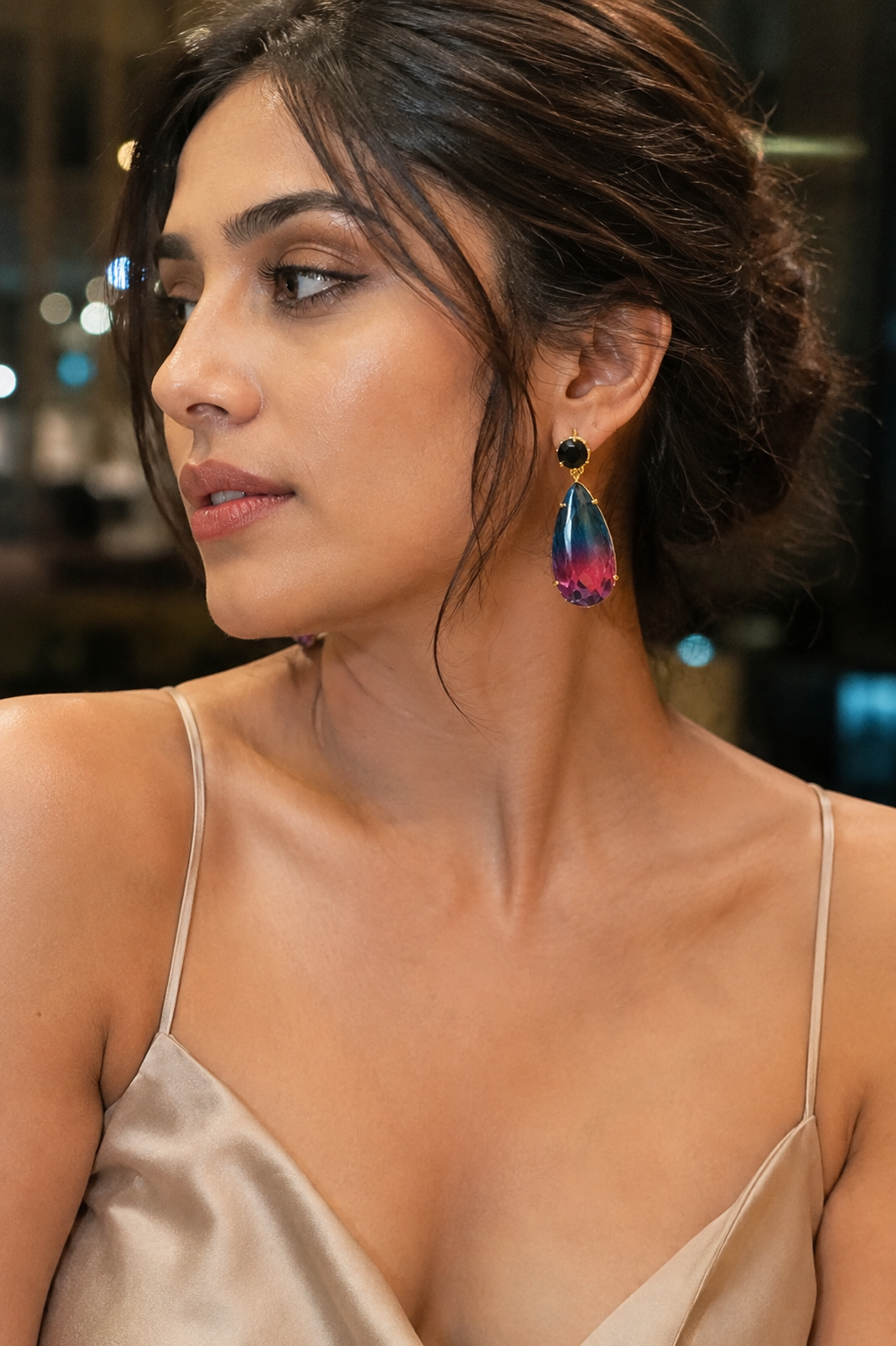 Aurora Teardrop Statement Earrings