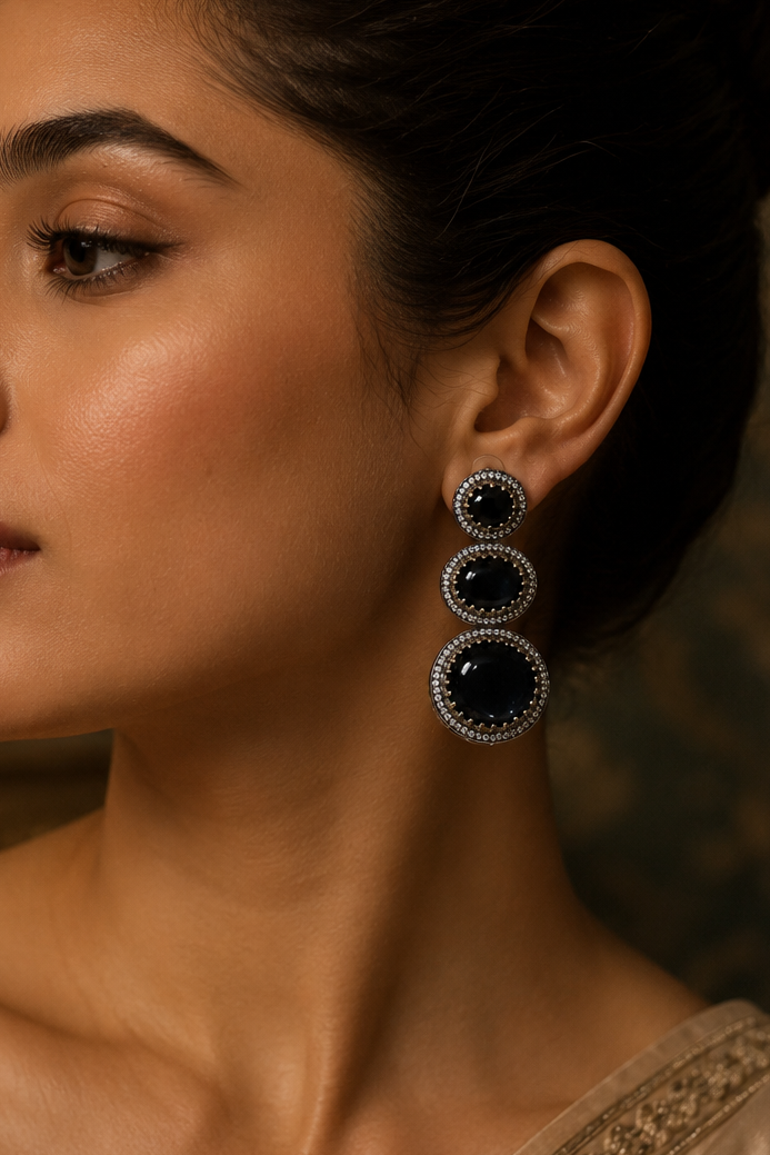 Vintage Noir Luxe Earrings