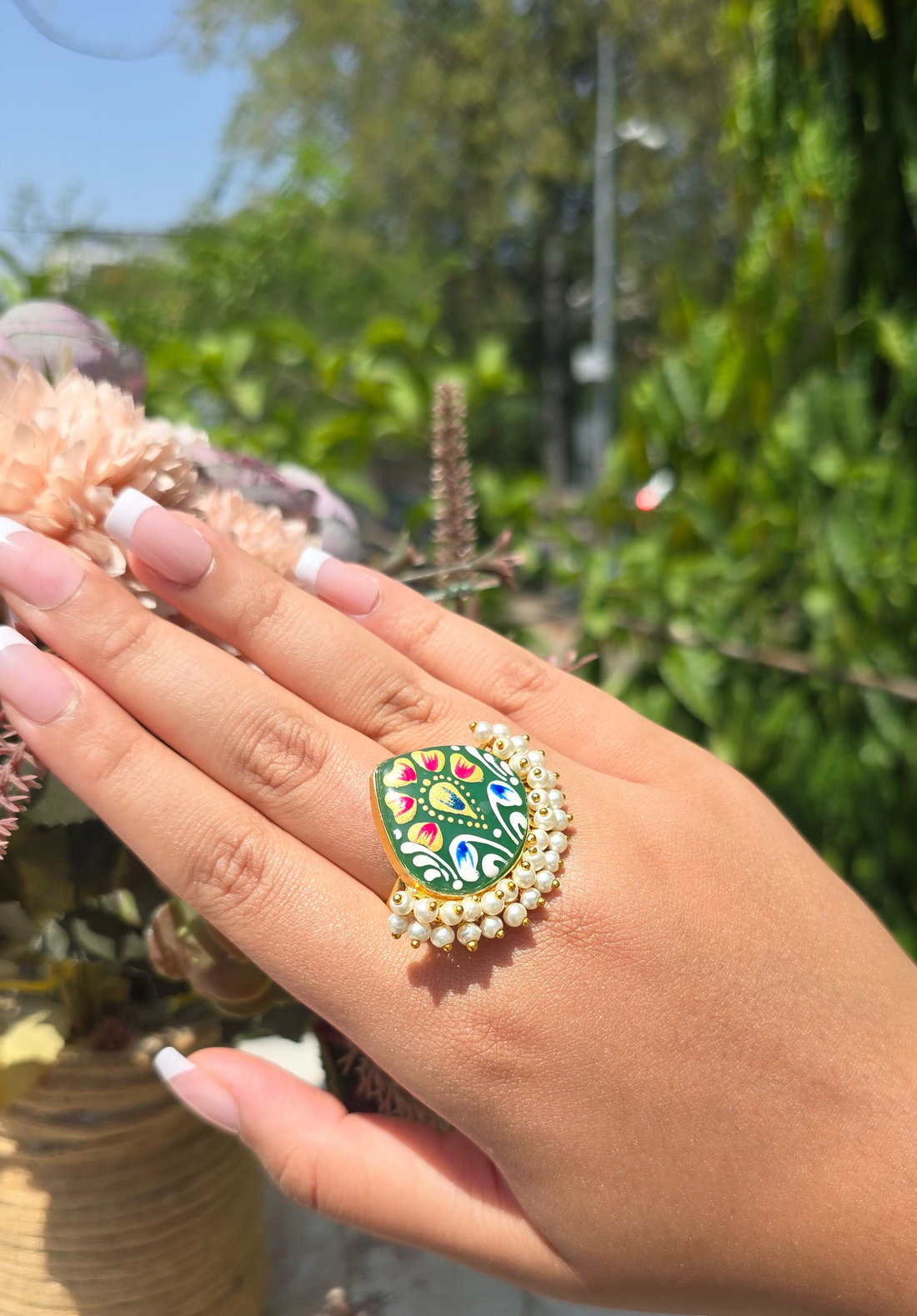 Handpainted ring