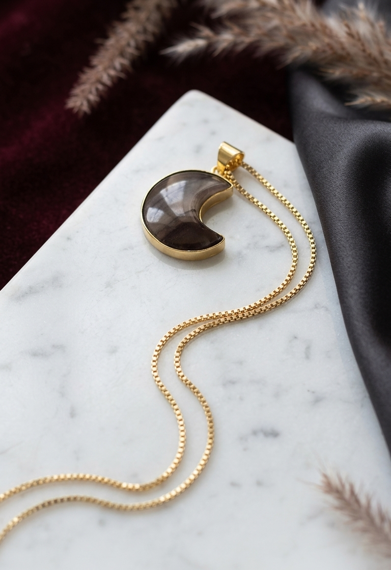 The "Luna" Celestial Crescent Pendant (Pendant only)