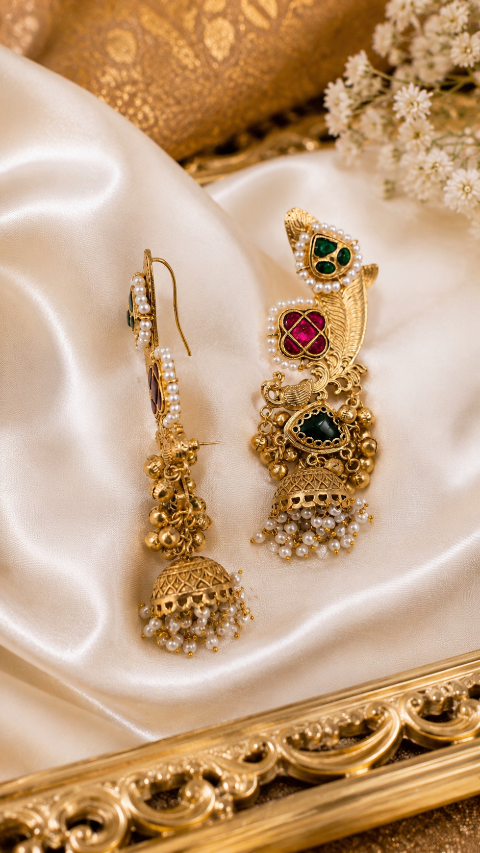 Ear cuff jhumka