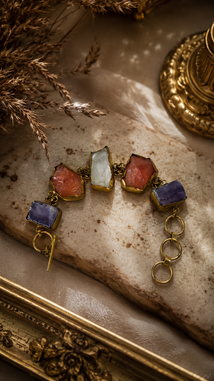 Aurora Raw Gemstone Bracelet