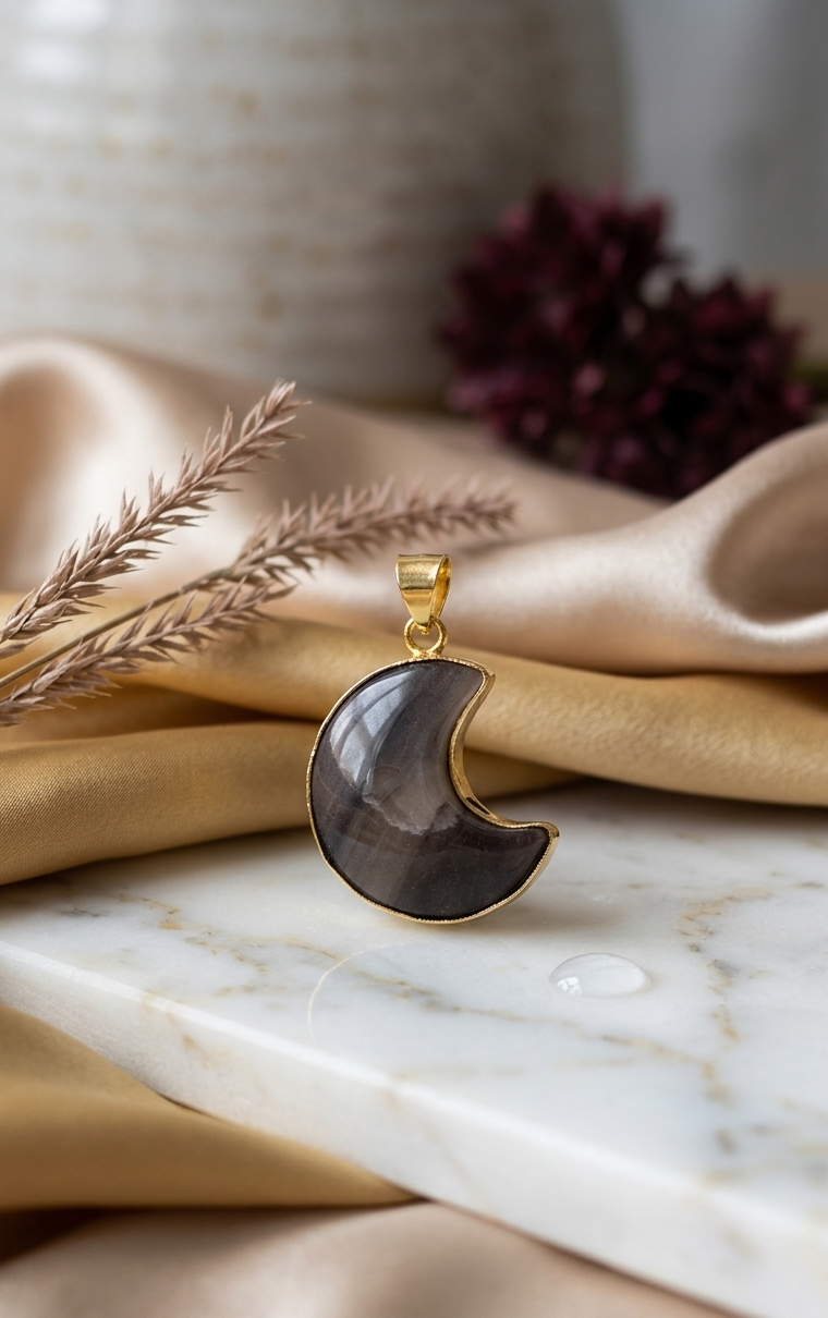 The "Luna" Celestial Crescent Pendant (Pendant only)