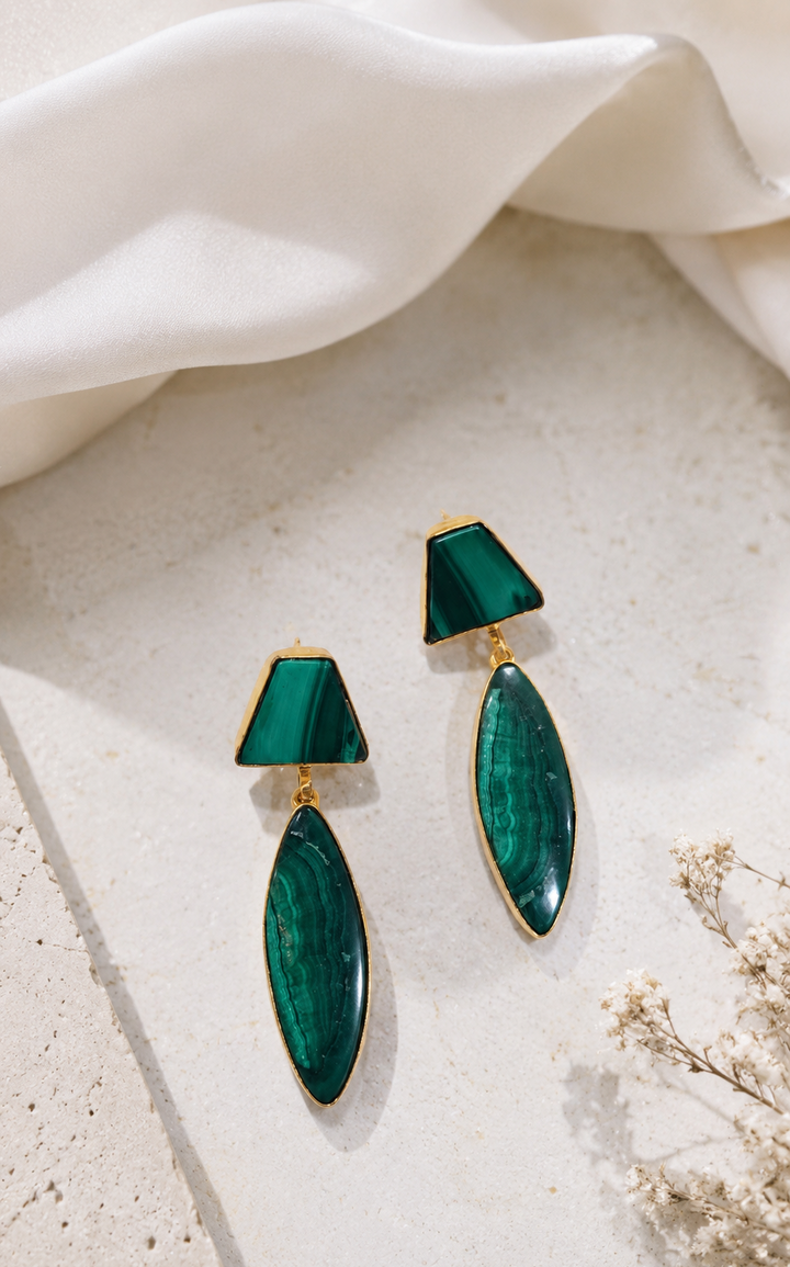 Malachite drops