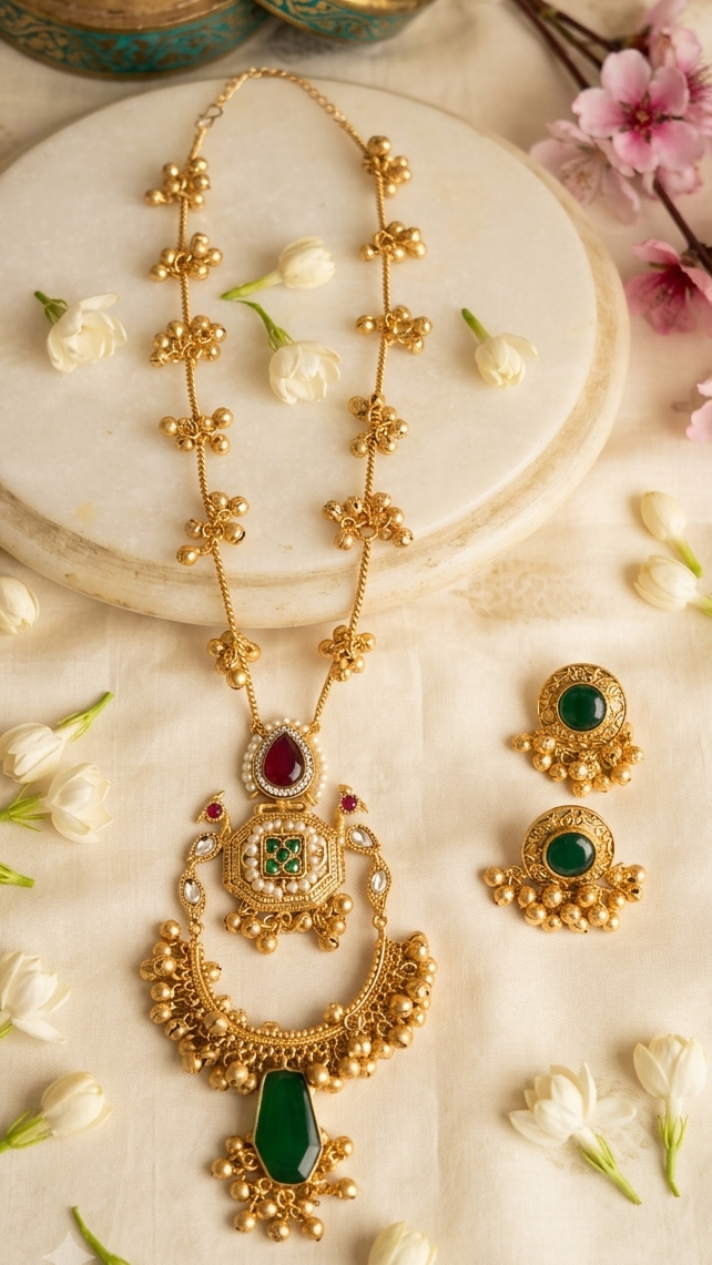 Handcrafted Kashmiri-Vibe Statement Jewelry
