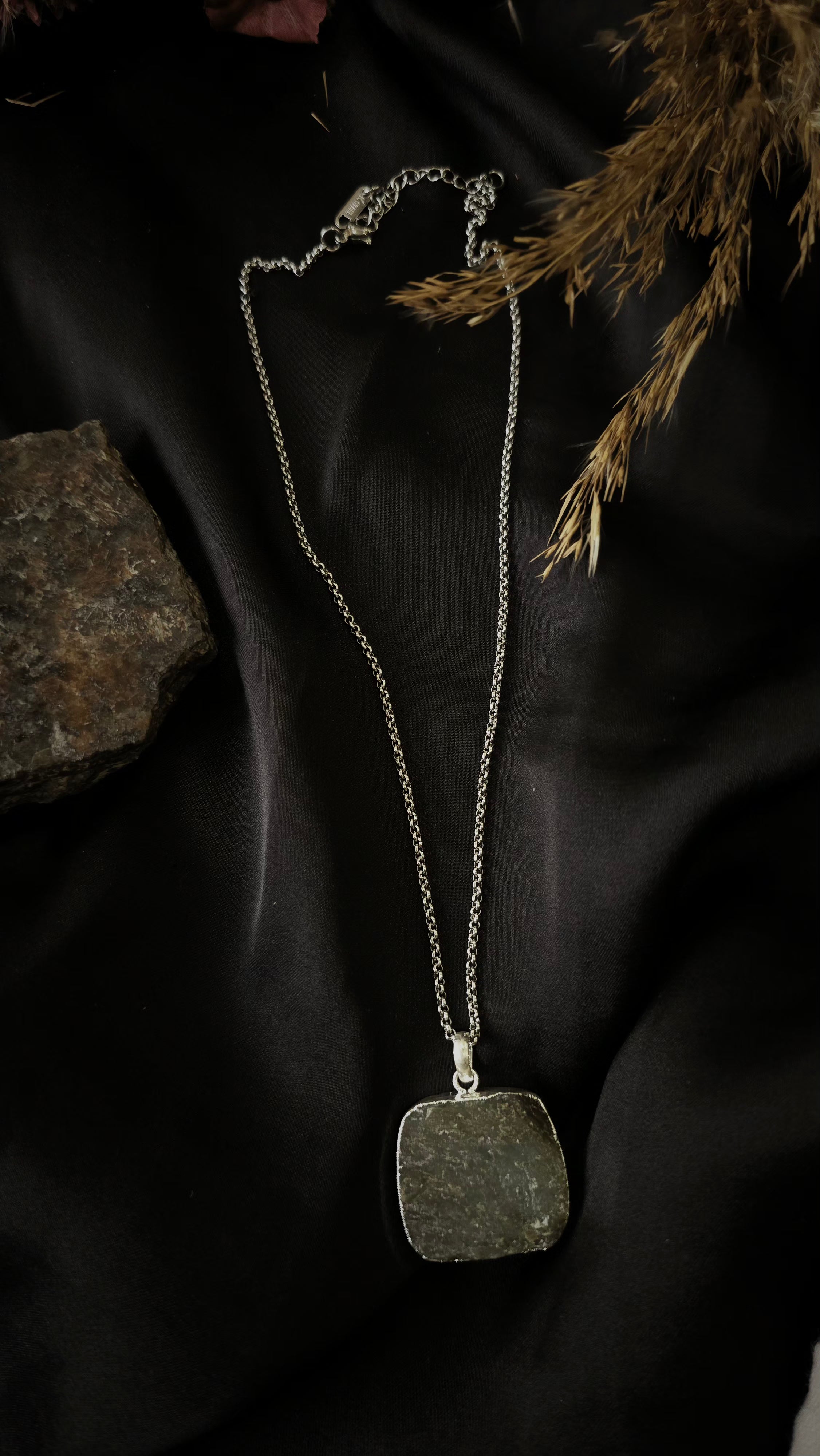 The Earth & Edge Pendant Necklace