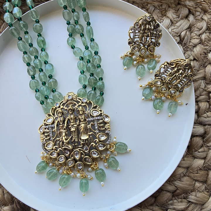 Ram Darbaar engraved neckpiece