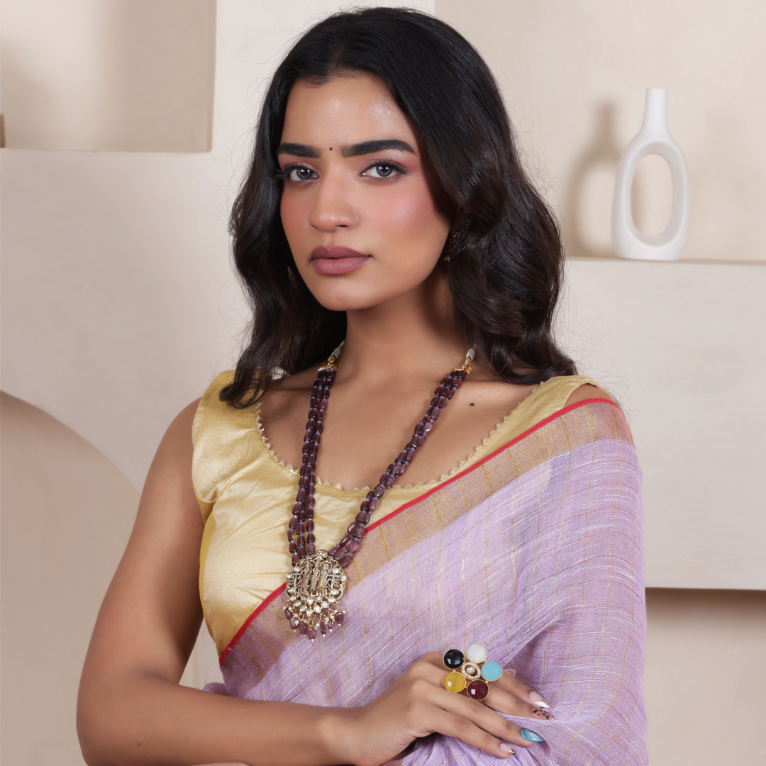 Ram Darbaar engraved neckpiece